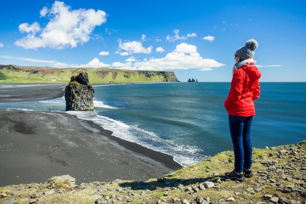 Tourist in Iceland